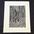 You Saw That Too, Right? 8"x10" Linocut Print