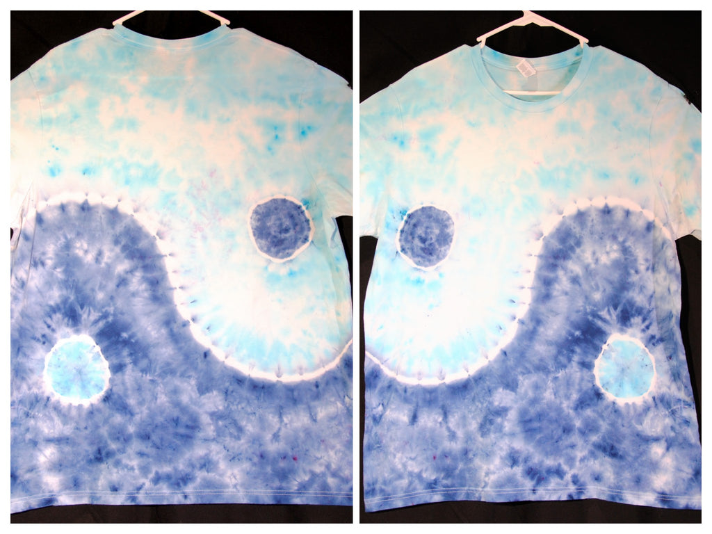 Ying Yang in Blue Tee