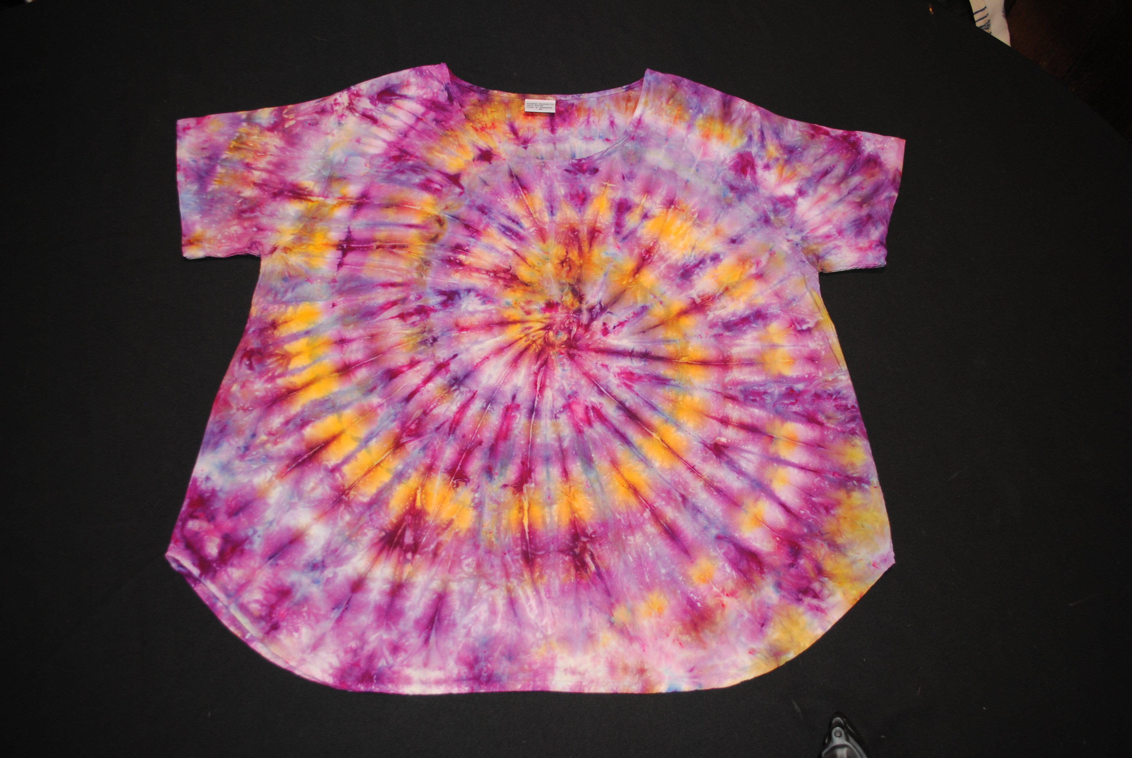 Iris Garden Spiral Blouse Top