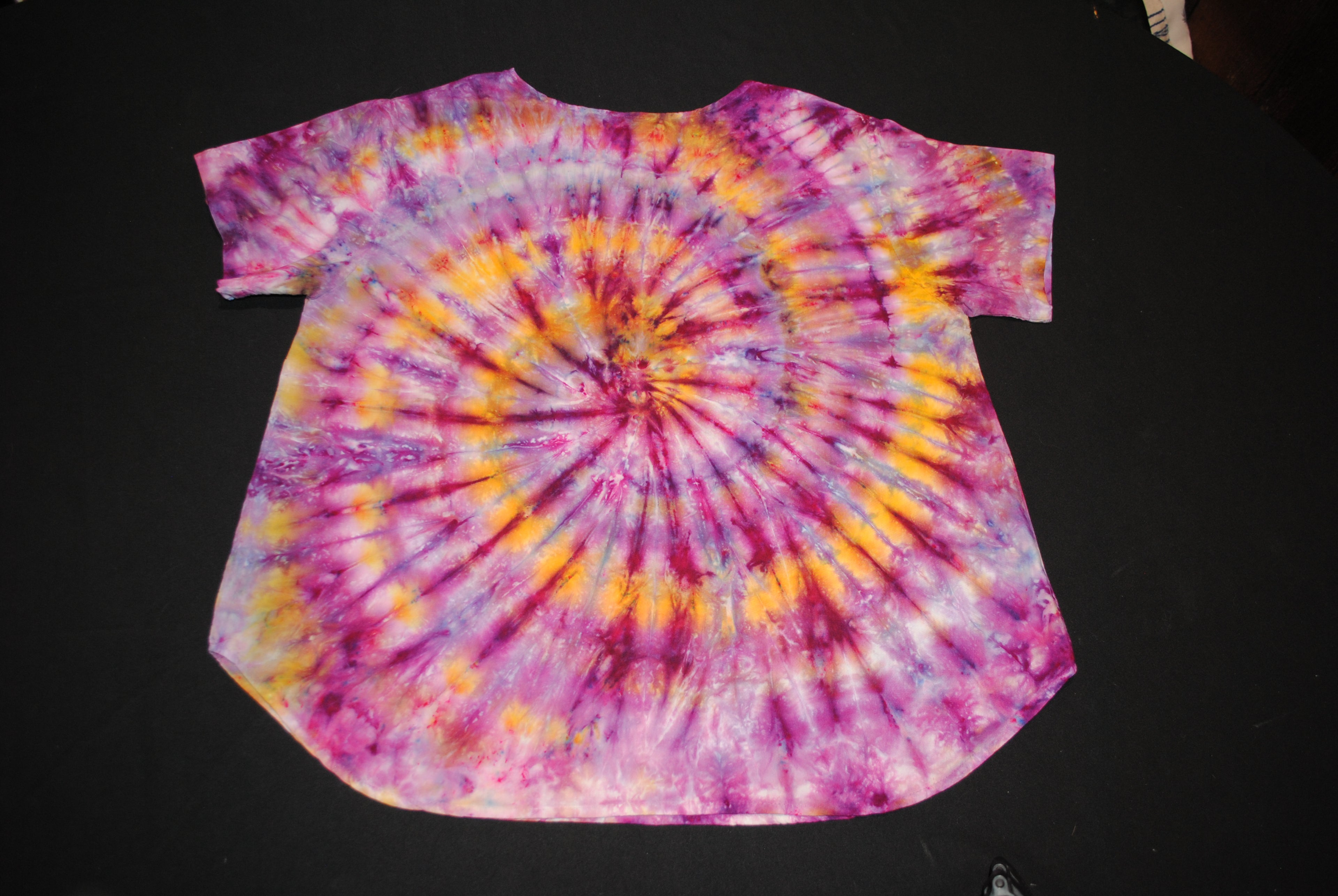 Iris Garden Spiral Blouse Top
