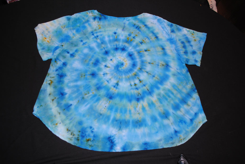 Lagoon Spiral Blouse Top