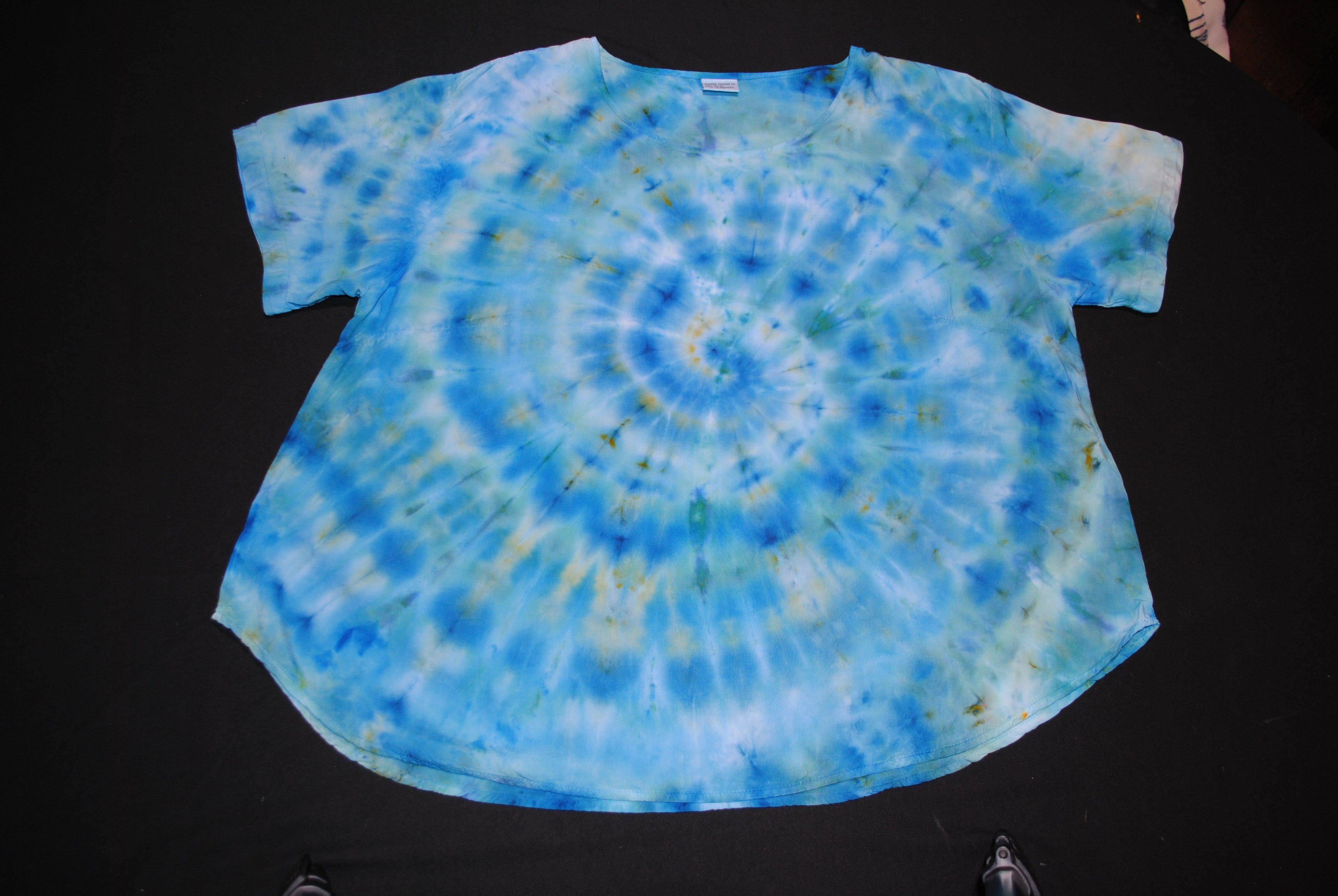 Lagoon Spiral Blouse Top