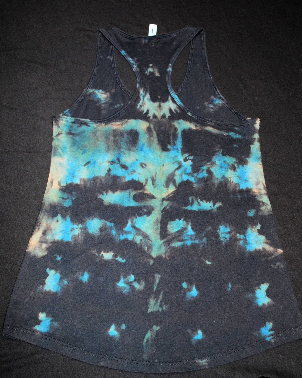 Vertical Reverse in Blue Racerback Tank