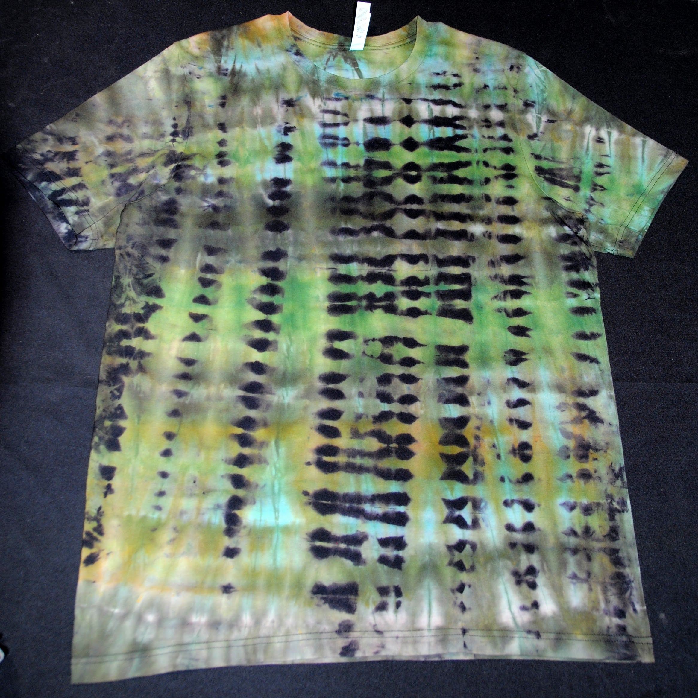 Reverse Stripes Green Tee