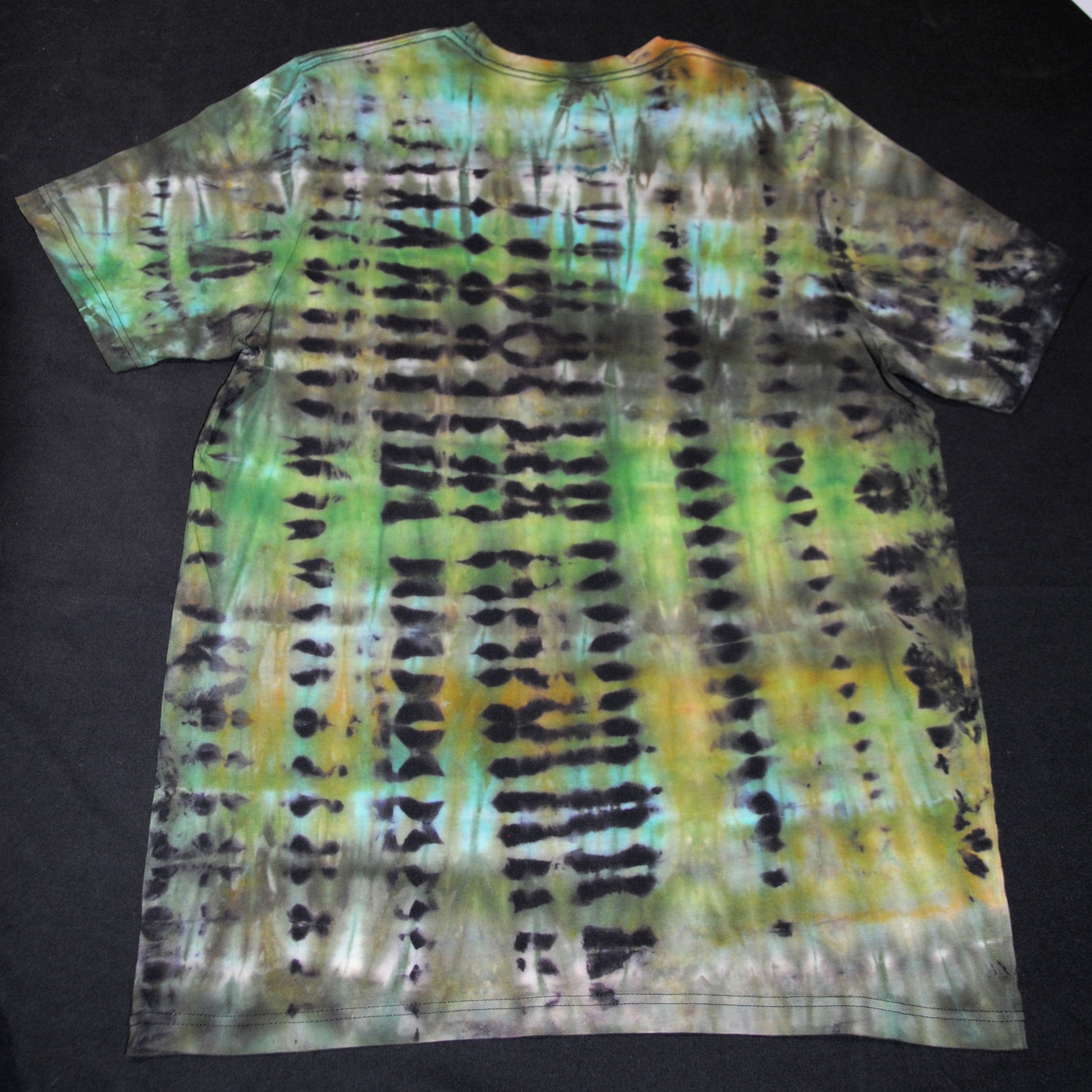 Reverse Stripes Green Tee
