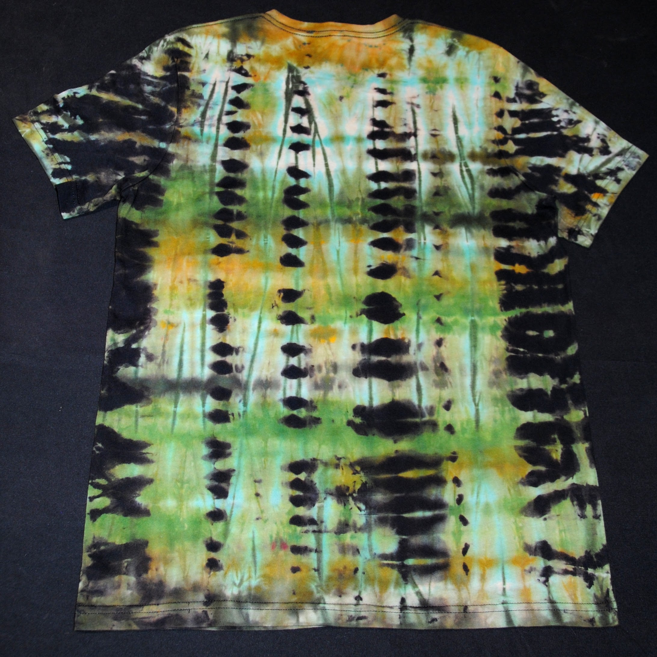 Reverse Stripes Green Tee