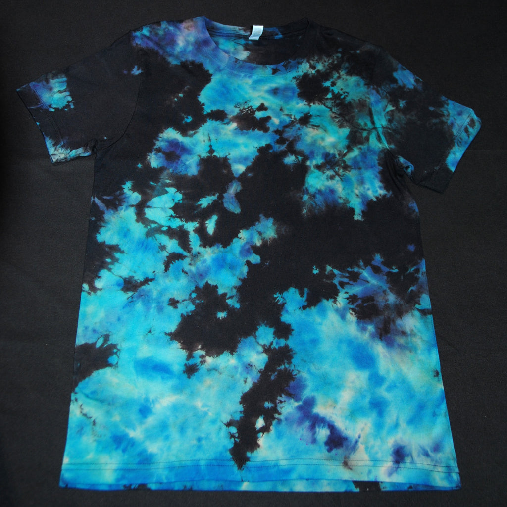 Reverse Crumple Blue Tee