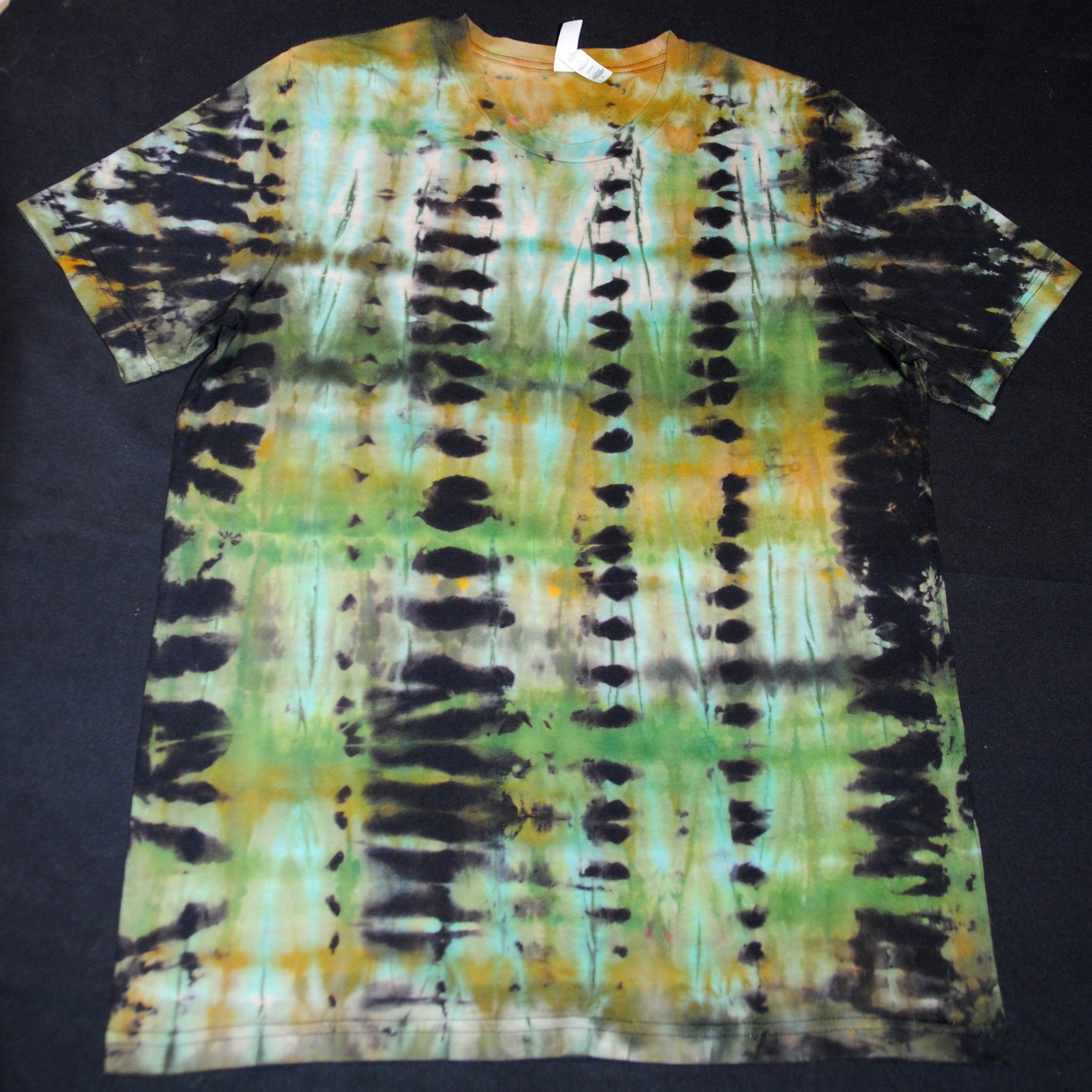Reverse Stripes Green Tee