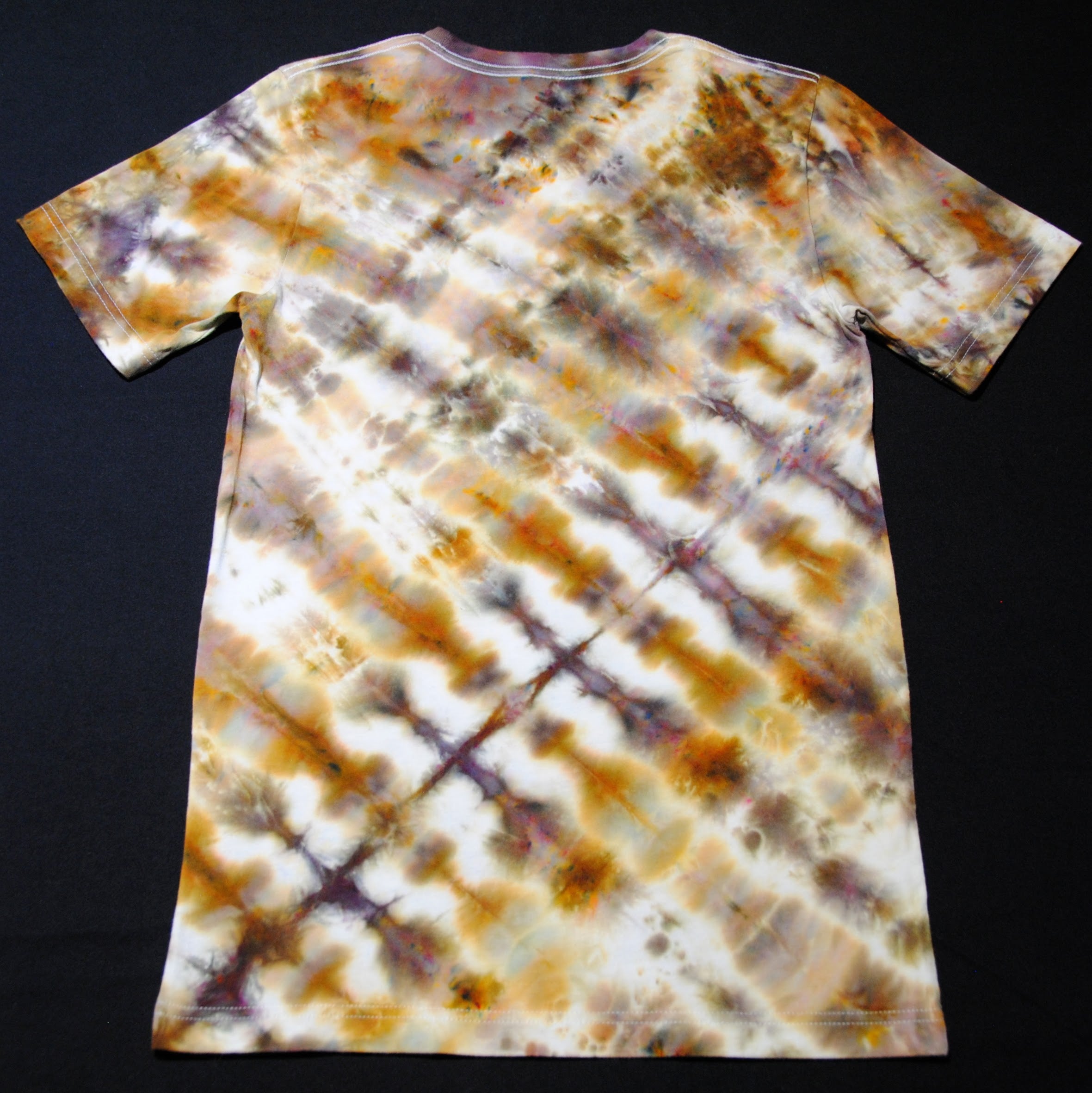 Earth Tone Sash Tie Dye Tee